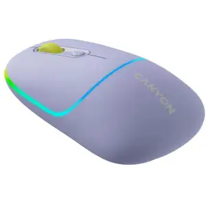 Миша бездротова Canyon MW-22 Dual Band RGB Wireless Mountain Lavender (CNS-CMSW22ML) UA
