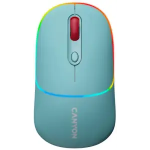 Мышь беспроводная Canyon MW-22 Dual Band RGB Wireless Dark Cyan (CNS-CMSW22DC) UA