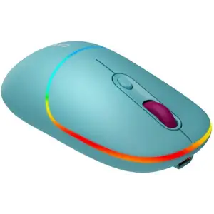 Мышь беспроводная Canyon MW-22 Dual Band RGB Wireless Dark Cyan (CNS-CMSW22DC) UA
