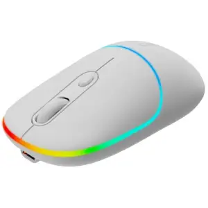 Миша бездротова Canyon MW-22 Dual Band RGB Wireless Snow White (CNS-CMSW22SW) UA