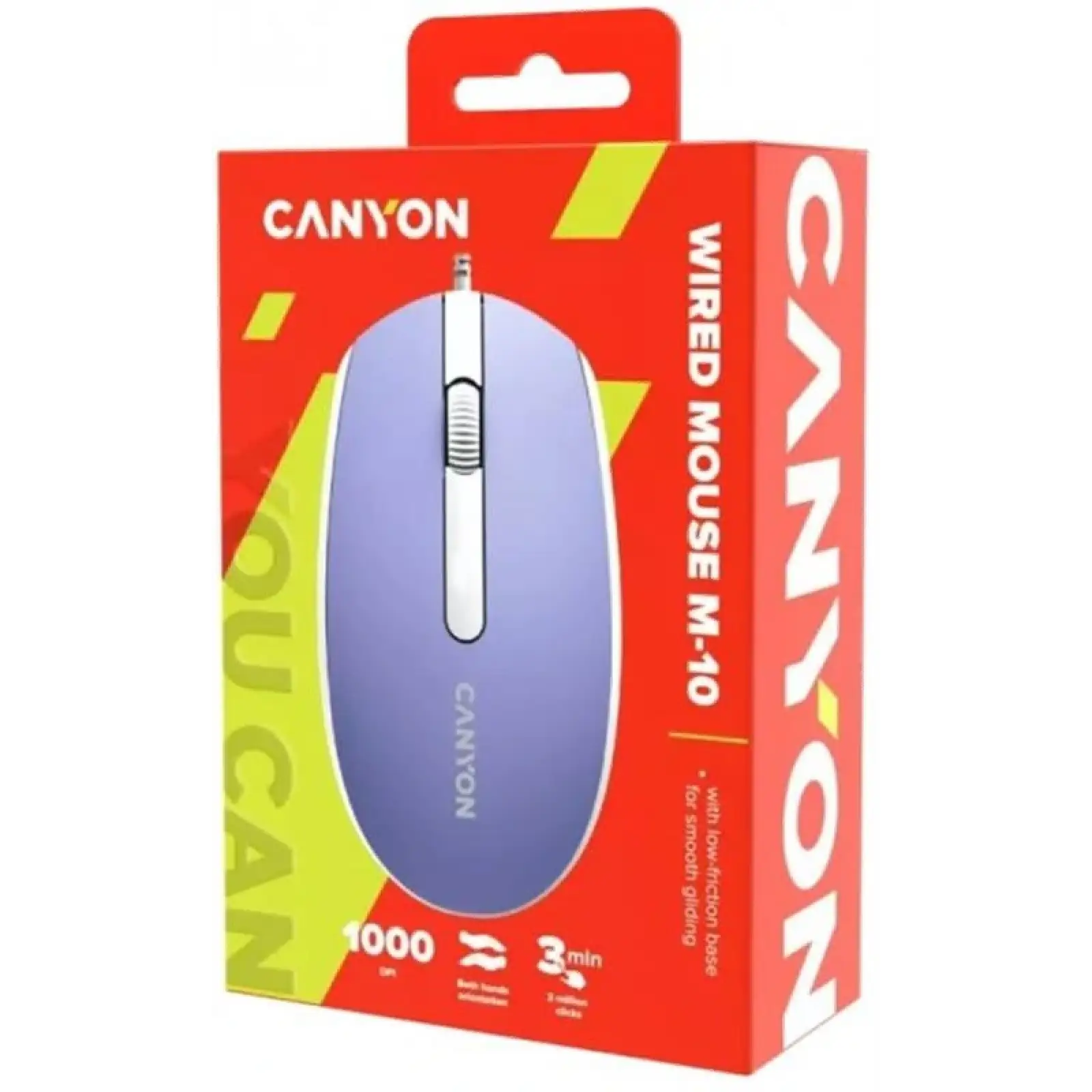 Мышь Canyon M-10 USB Mountain Lavender (CNE-CMS10ML) UA