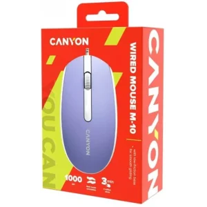 Мышь Canyon M-10 USB Mountain Lavender (CNE-CMS10ML) UA