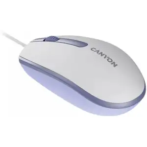 Мышь Canyon M-10 USB White Lavender (CNE-CMS10WL) UA