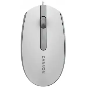 Мышь Canyon M-10 USB White Grey (CNE-CMS10WG) UA