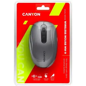Мышь Bluetooth+Wireless Canyon CNS-CMSW09DG Dark Grey USB UA