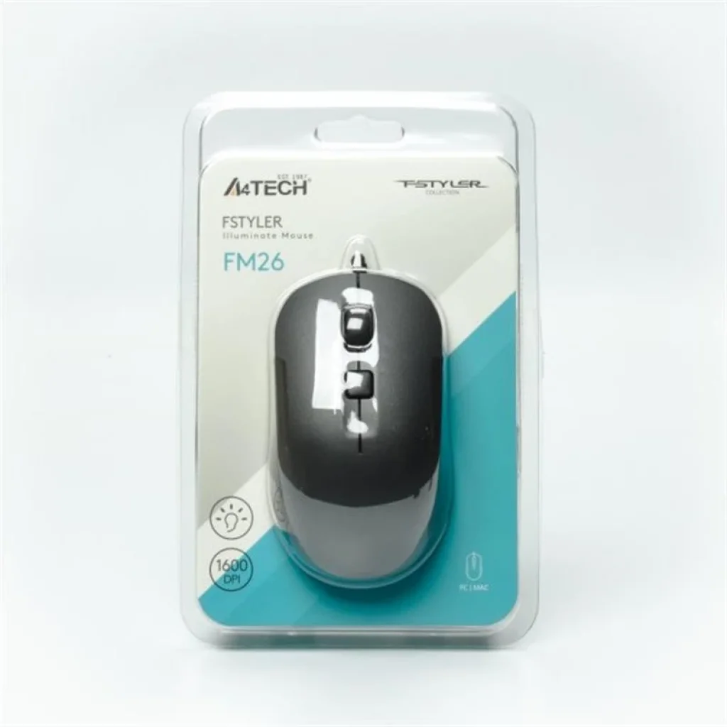 Мышь A4Tech Fstyler FM26 Smoky Grey, FM26 (Smoky Grey) UA