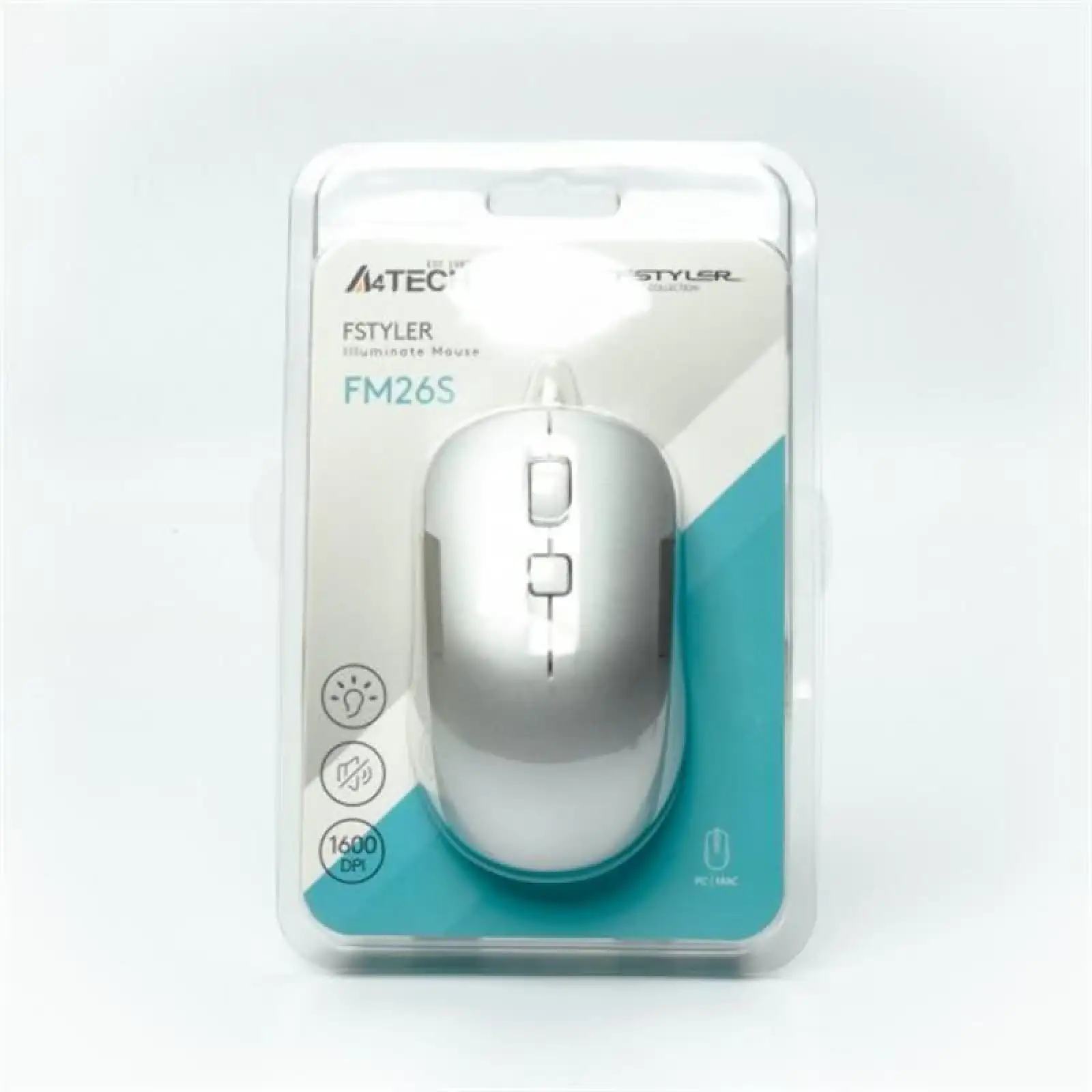 Миша A4Tech Fstyler FM26S Icy White, FM26S (Icy White) UA