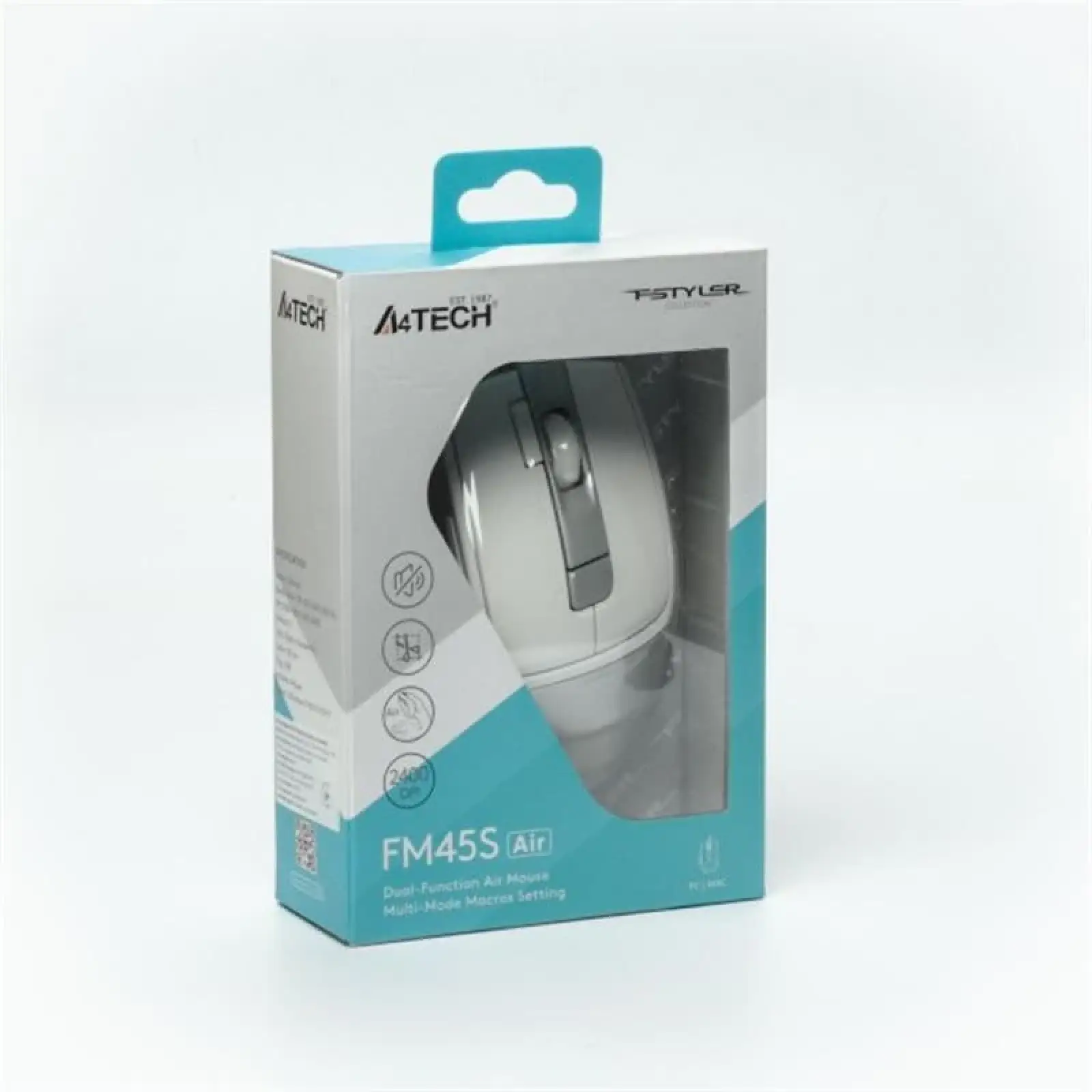 Миша A4Tech Fstyler FM45S Air Silver White, FM45S Air (Silver White) UA