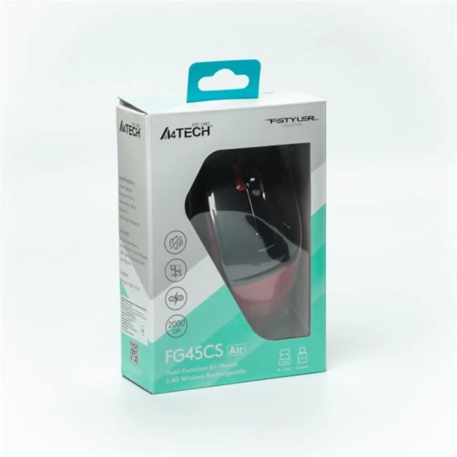 Миша бездротова A4Tech Fstyler FG45CS Air Sports Red, FG45CS Air (Sports Red) UA