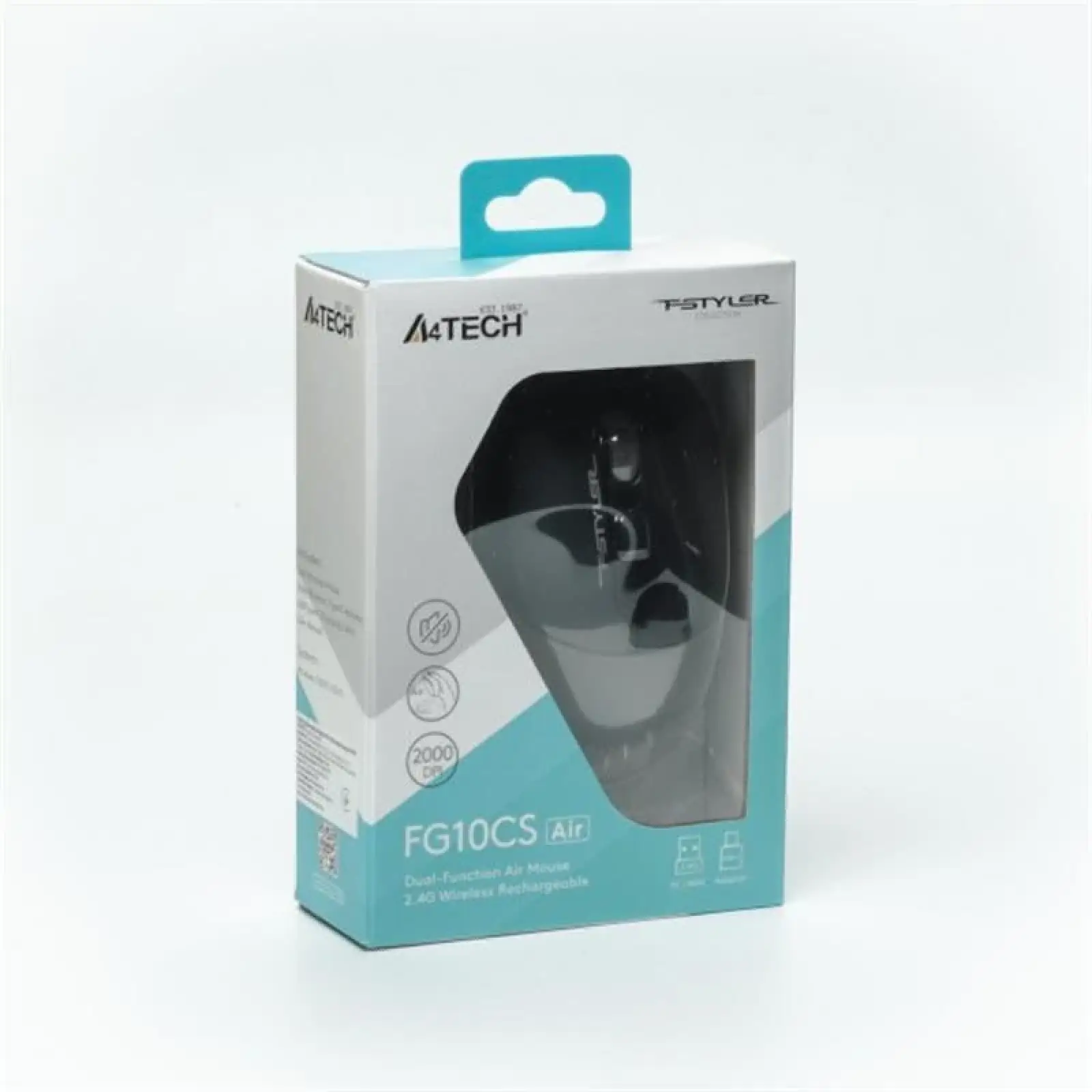 Миша бездротова A4Tech Fstyler FG10CS Air Stone Grey, FG10CS Air (Stone Grey) UA