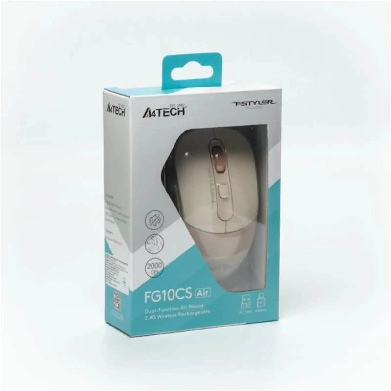 Миша бездротова A4Tech Fstyler FG10CS Air Cafe Latte, FG10CS Air (Cafe Latte) UA