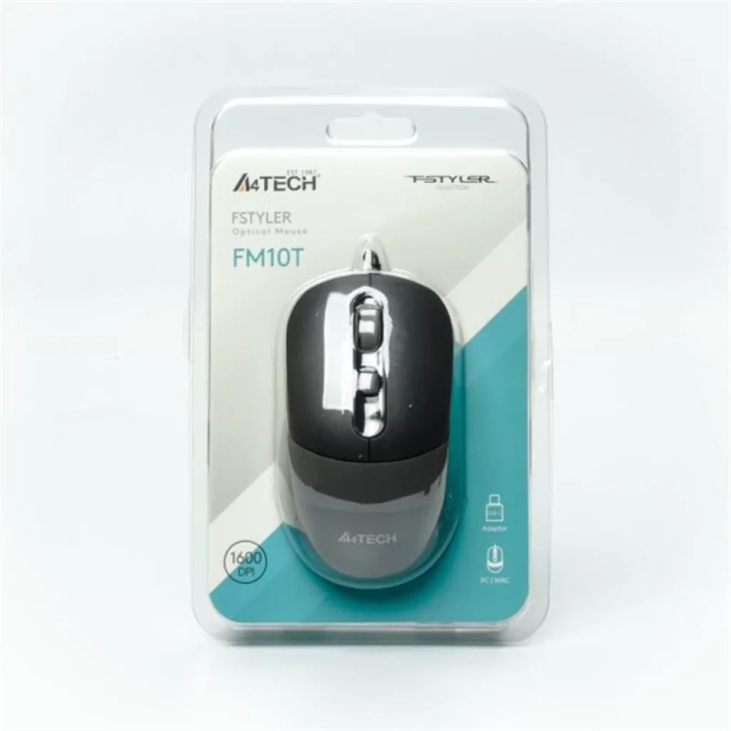Миша A4Tech Fstyler FM10T Grey, FM10T (Grey) UA