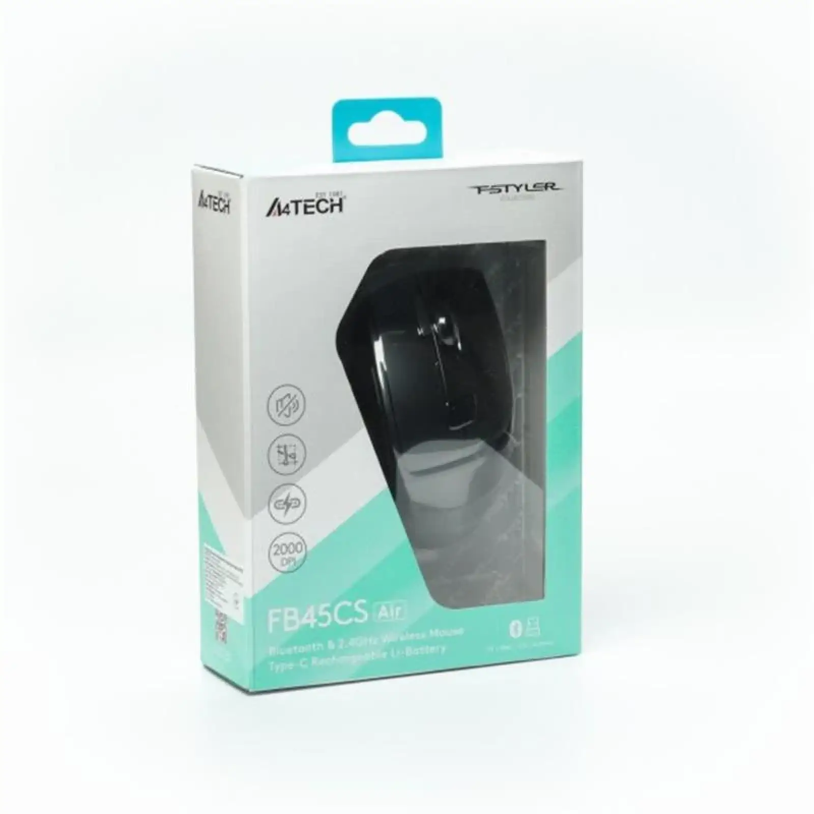 Миша бездротова A4Tech Fstyler FB45CS Air Stone Grey, FB45CS Air (Stone Grey) UA