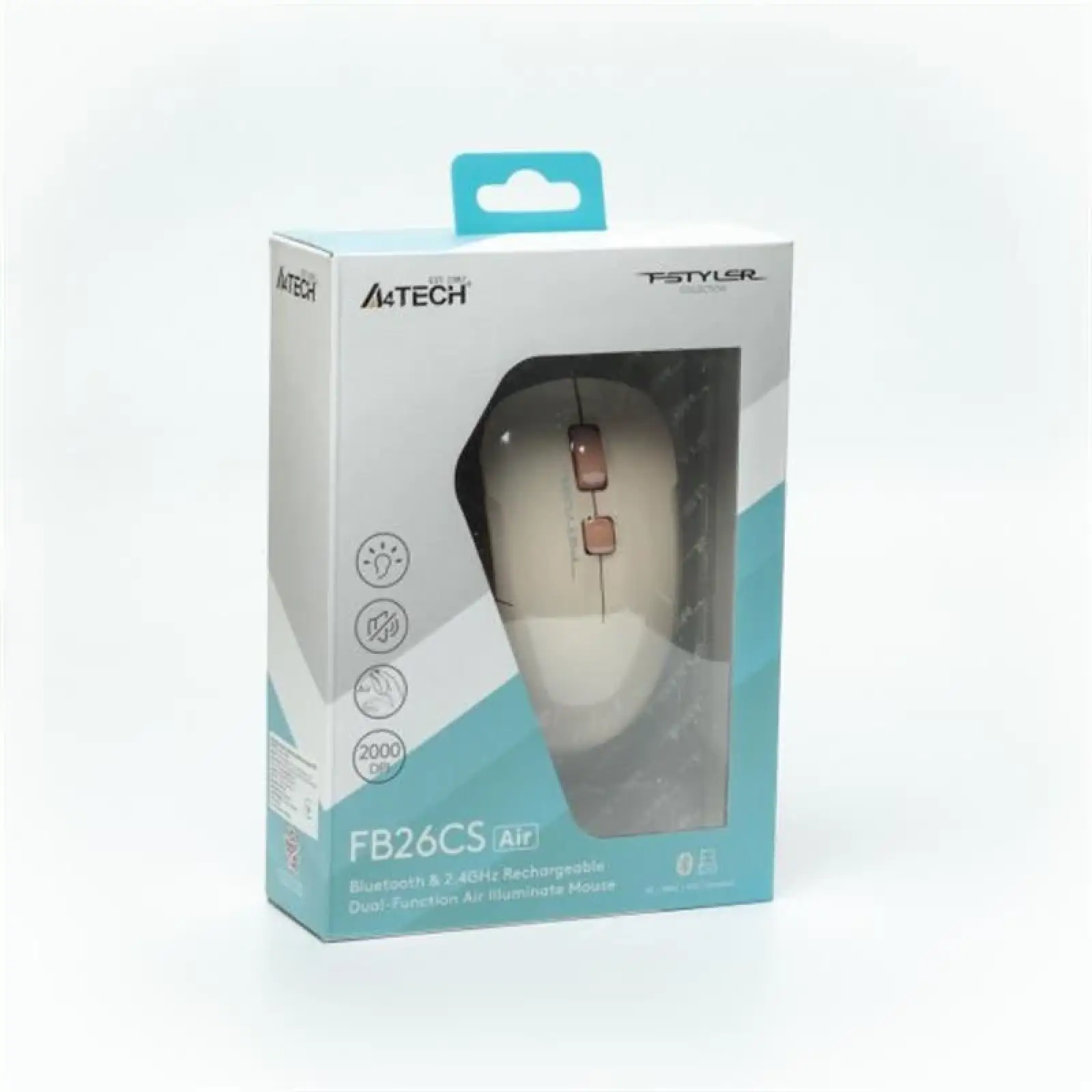 Миша бездротова A4Tech Fstyler FB26CS Air Cafe Latte, FB26CS Air (Cafe Latte) UA