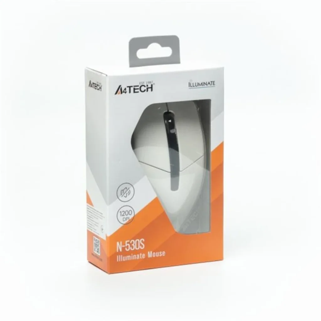 Мышь A4Tech N-530S White, N-530S (White) UA