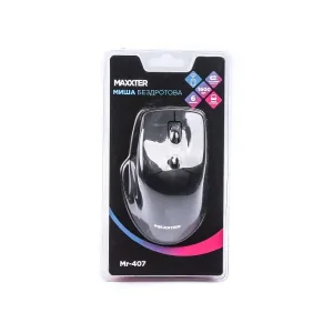 Мышь беспроводная Maxxter Mr-407 Black USB UA