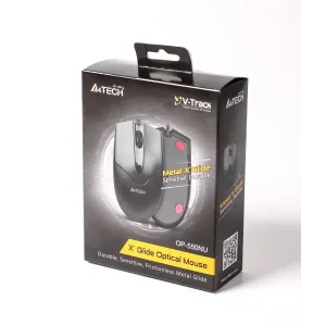Мышь A4Tech OP-550NU Black USB V-Track, OP-550NU USB (Black) UA