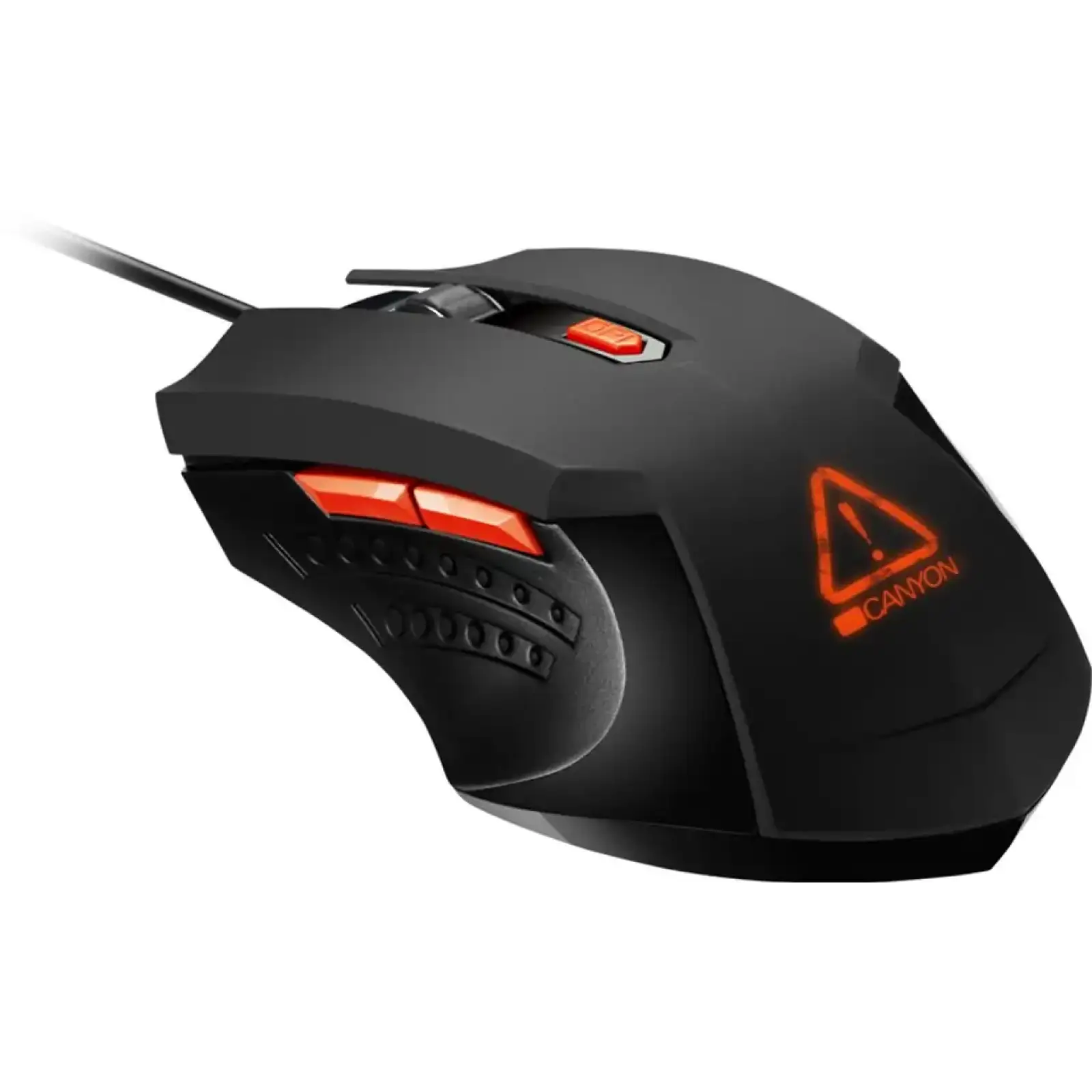 Мышь Canyon Star Raider CND-SGM01RGB Black/Orange USB UA