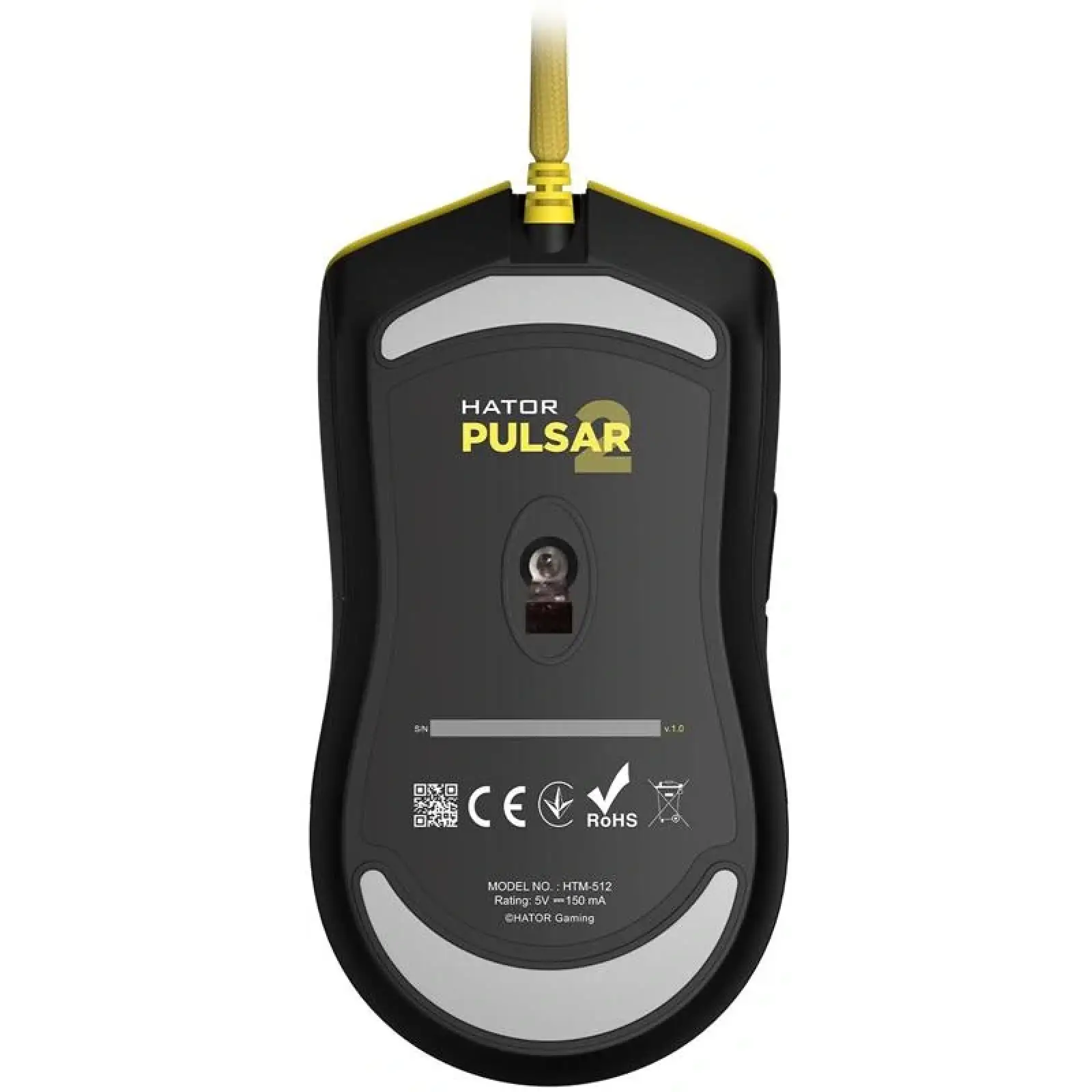 Миша Hator Pulsar 2 Yellow (HTM-512) UA