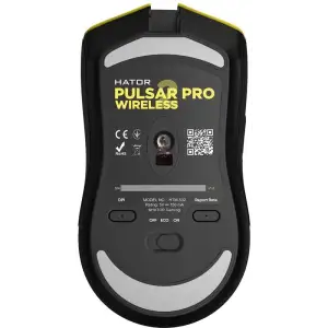 Миша бездротова Hator Pulsar 2 Pro Wireless Yellow (HTM-532) UA