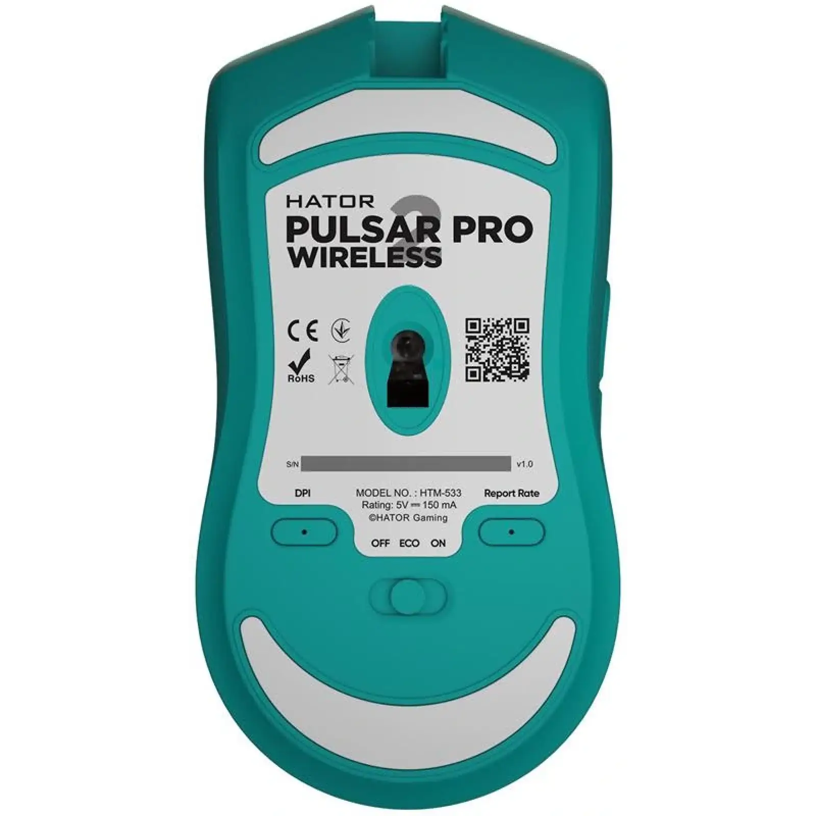 Миша бездротова Hator Pulsar 2 Pro Wireless Mint (HTM-533) UA