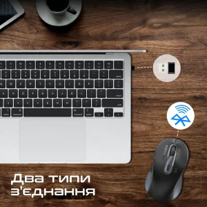 Мышь беспроводная Promate Ken Black UA