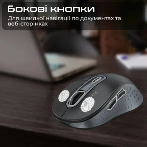 Мышь беспроводная Promate Ken Black UA