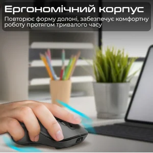 Мышь беспроводная Promate Samo Black UA