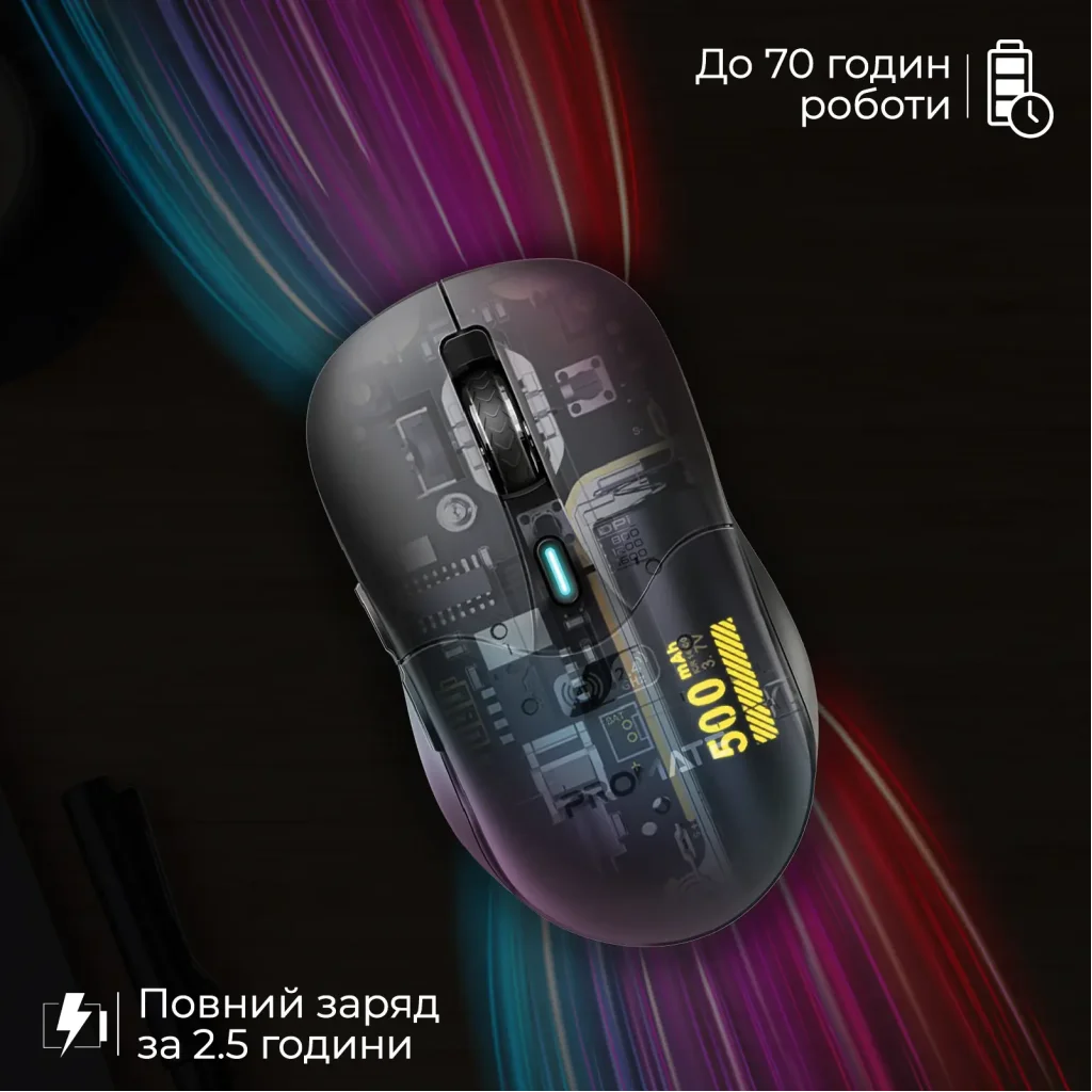 Мышь беспроводная Promate Samo Black UA