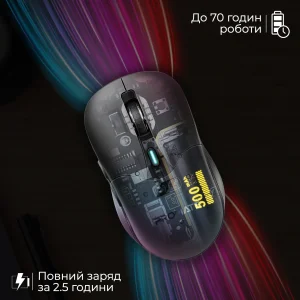 Мышь беспроводная Promate Samo Black UA