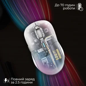 Мышь беспроводная Promate Samo White UA