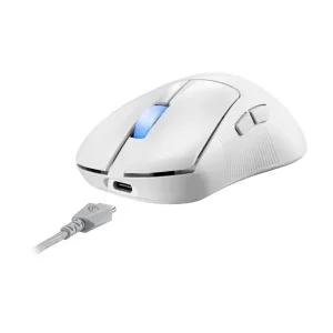 Мышь беспроводная Asus ROG Keris II Ace White (90MP03N0-BMUA10) UA