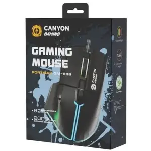 Миша Canyon Fortnax GM-636 RGB USB Black (CND-SGM636B) UA