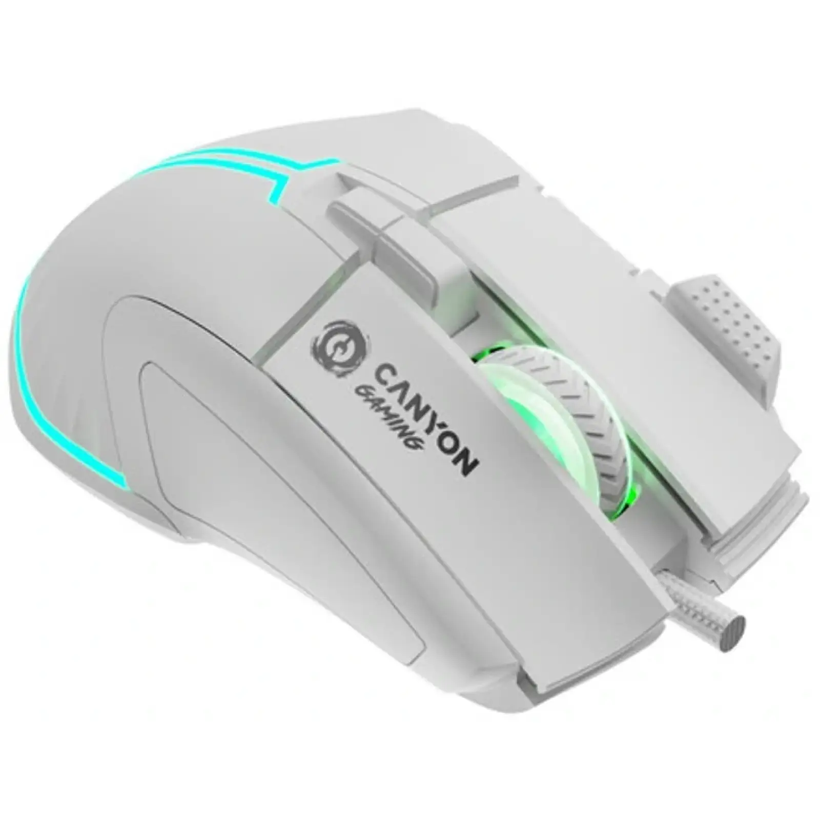 Миша Canyon Fortnax GM-636 RGB USB White (CND-SGM636W) UA