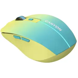 Миша бездротова Canyon MW-44 LED Rechargeable Wireless/Bluetooth Yellow Blue (CNS-CMSW44UA) UA