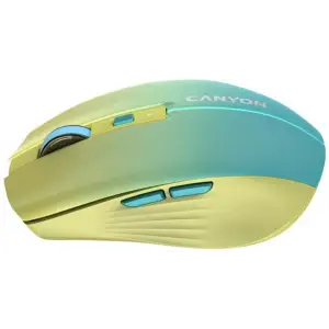 Миша бездротова Canyon MW-44 LED Rechargeable Wireless/Bluetooth Yellow Blue (CNS-CMSW44UA) UA