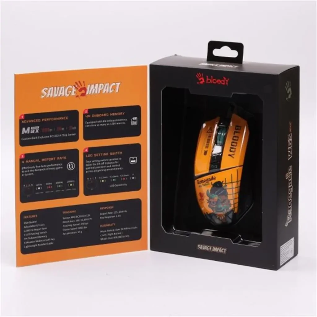 Миша A4Tech Bloody W63 Max Renegade Sunset, W63 Max (Renegade Sunset) UA