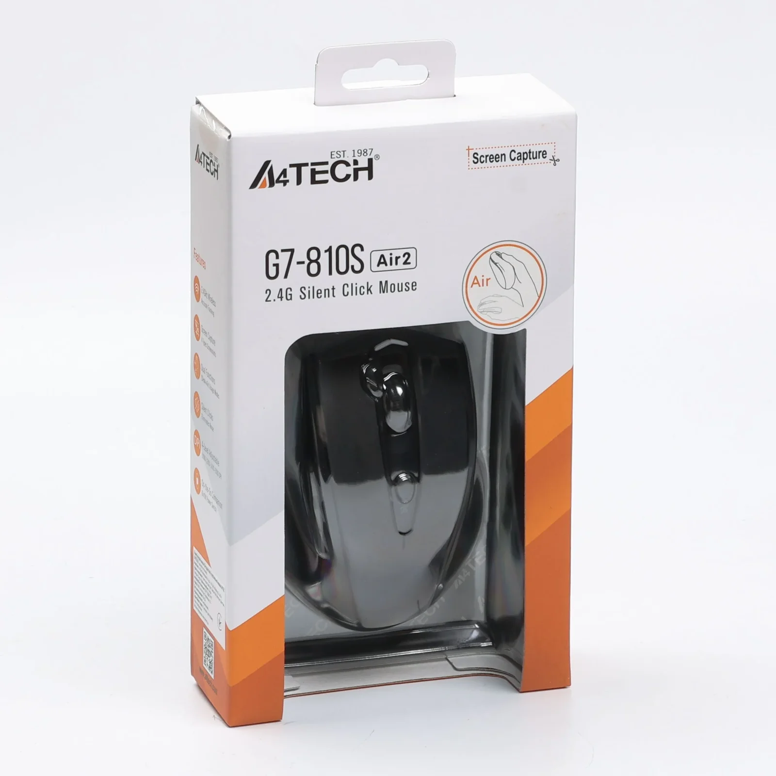 Мышь беспроводная A4Tech G7-810S Air2 Black, G7-810S Air2 (Black) UA