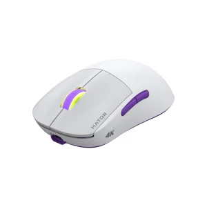 Миша бездротова Hator Quasar 2 Ultra 4K Wireless White/Lilac (HTM571WL) UA