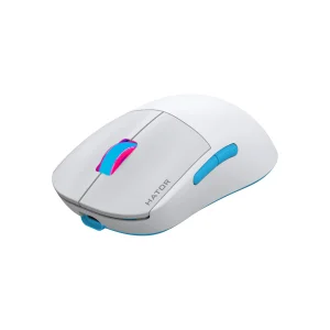 Миша бездротова Hator Quasar 2 Pro Wireless White/Cyan (HTM561WC) UA