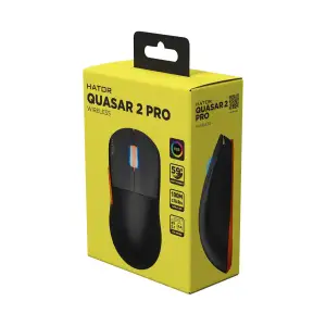 Мышь беспроводная Hator Quasar 2 Pro Wireless Black/Orange (HTM560BO) UA