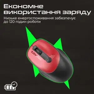 Мышь беспроводная Promate UniGlide Red UA