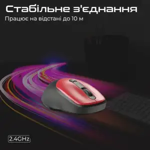 Мышь беспроводная Promate UniGlide Red UA