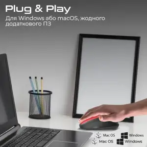 Мышь беспроводная Promate UniGlide Red UA