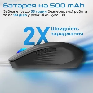Мышь беспроводная Promate Kitt Black UA