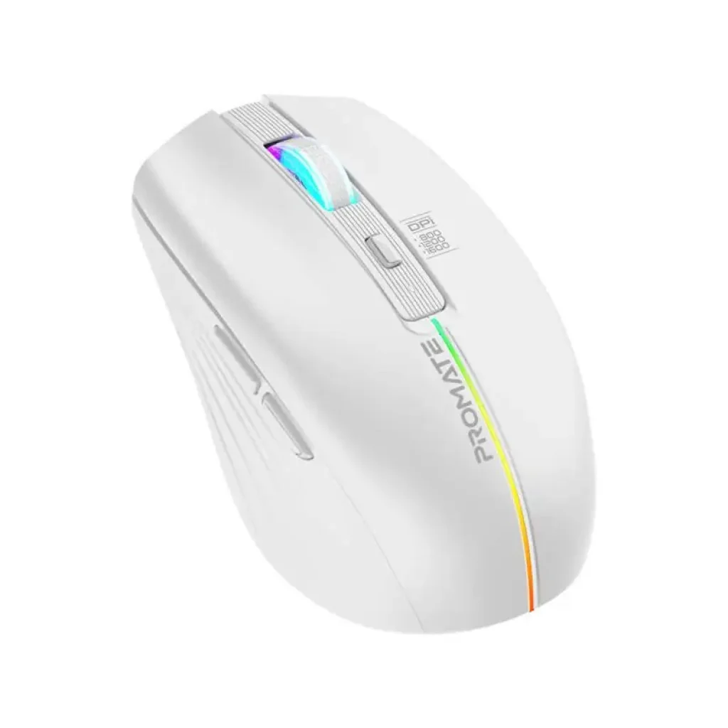 Мышь беспроводная Promate Kitt White UA
