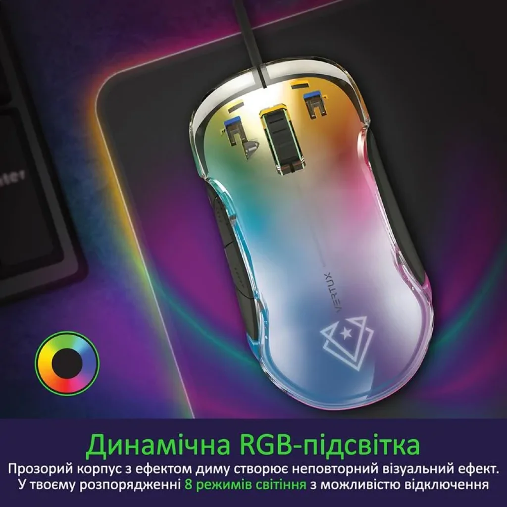 Миша Vertux Phoenix Black, phoenix.black UA