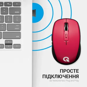 Мышь беспроводная OfficePro M267R Red UA