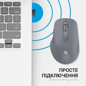 Миша бездротова OfficePro M230G Gray UA