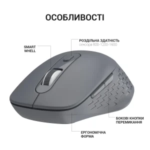 Миша бездротова OfficePro M230G Gray UA